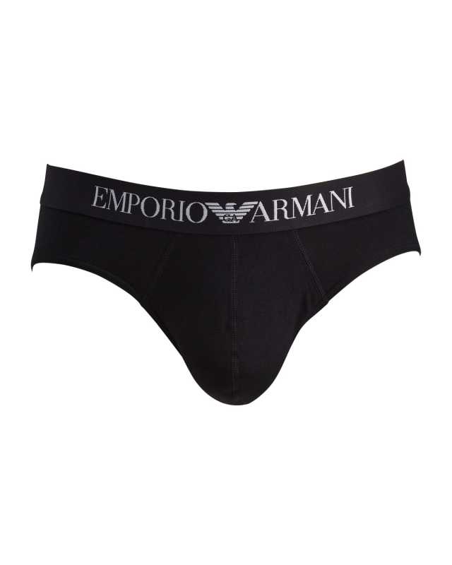 Men's Solid Classic Logo-Print Briefs